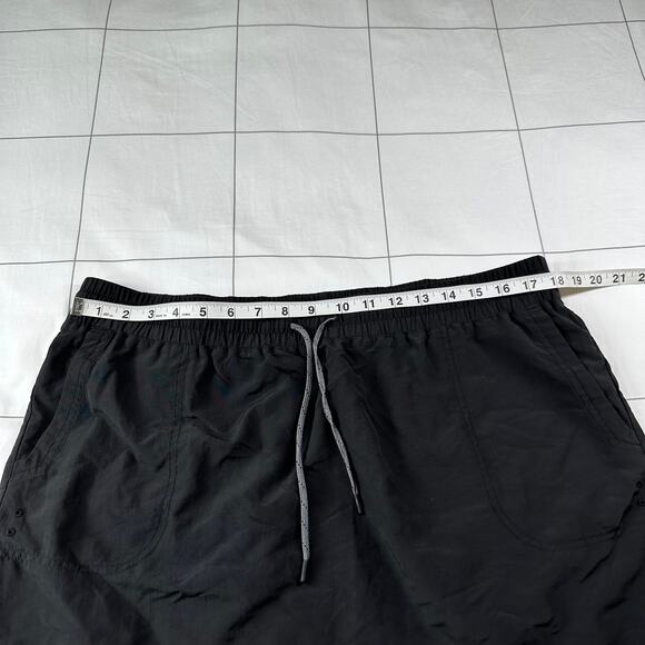 L.L. Bean Skirt Womens Large Black Nylon Hiking Outdoor Trail Modest Active Trek - Picture 7 of 9